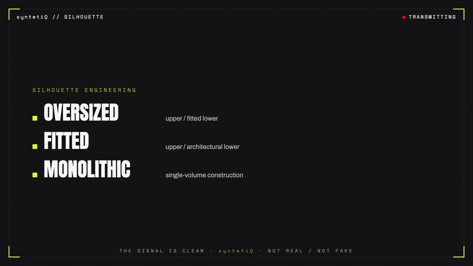 Silhouette engineering protocols for dark minimal fashion: oversized, fitted, monolithic